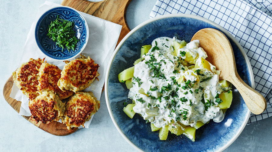 Frikadeller med kartoffelsalat – et grønnere alternativ til den klassiske opskrift 