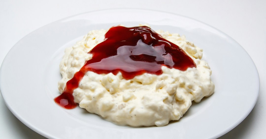 Risalamande med kirsebærsauce